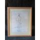 A charcoal sketch of a gentleman from be - Image 1 of 3