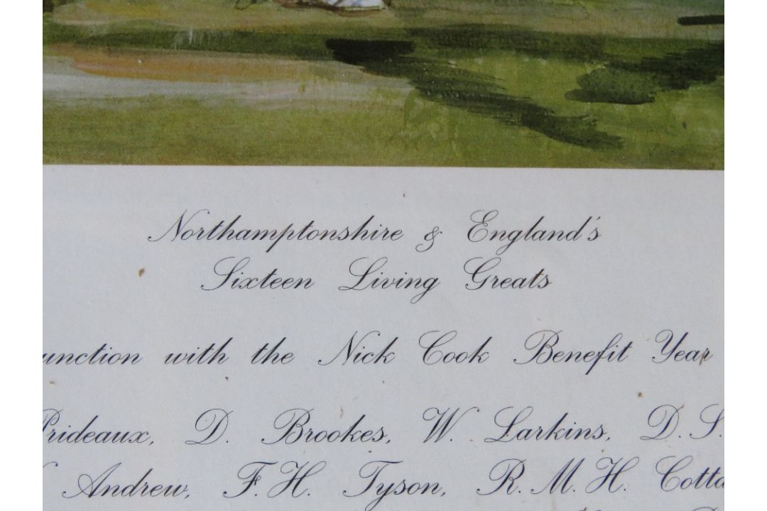 Signed limited edition print, Northampto - Image 3 of 4