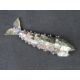 An abalone shell articulated fish. - Image 2 of 2