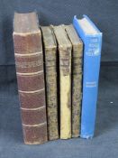 Books; A set of three leather bound Robe
