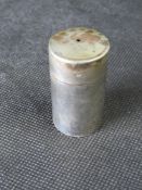 A hallmarked silver salt.