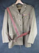 A quantity of military uniforms.