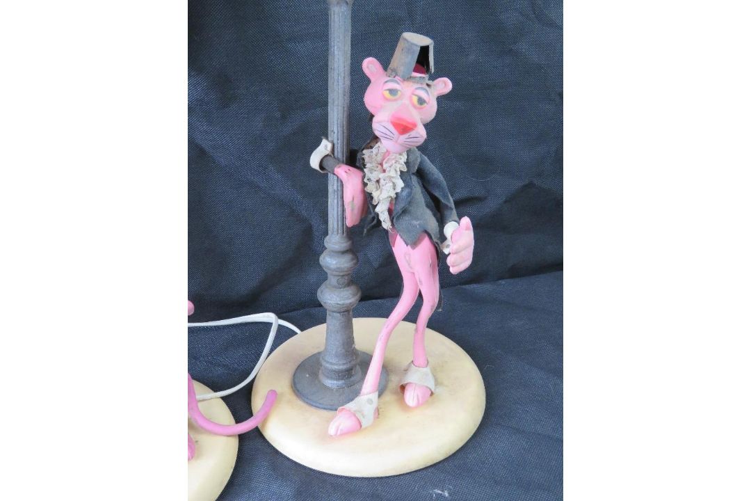 Three Pink Panther lamps, a/f. - Image 4 of 4