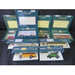 Scale model vehicles, Corgi Connoisseur Collection buses and commercial vehicles.