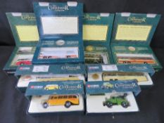 Scale model vehicles, Corgi Connoisseur Collection buses and commercial vehicles.