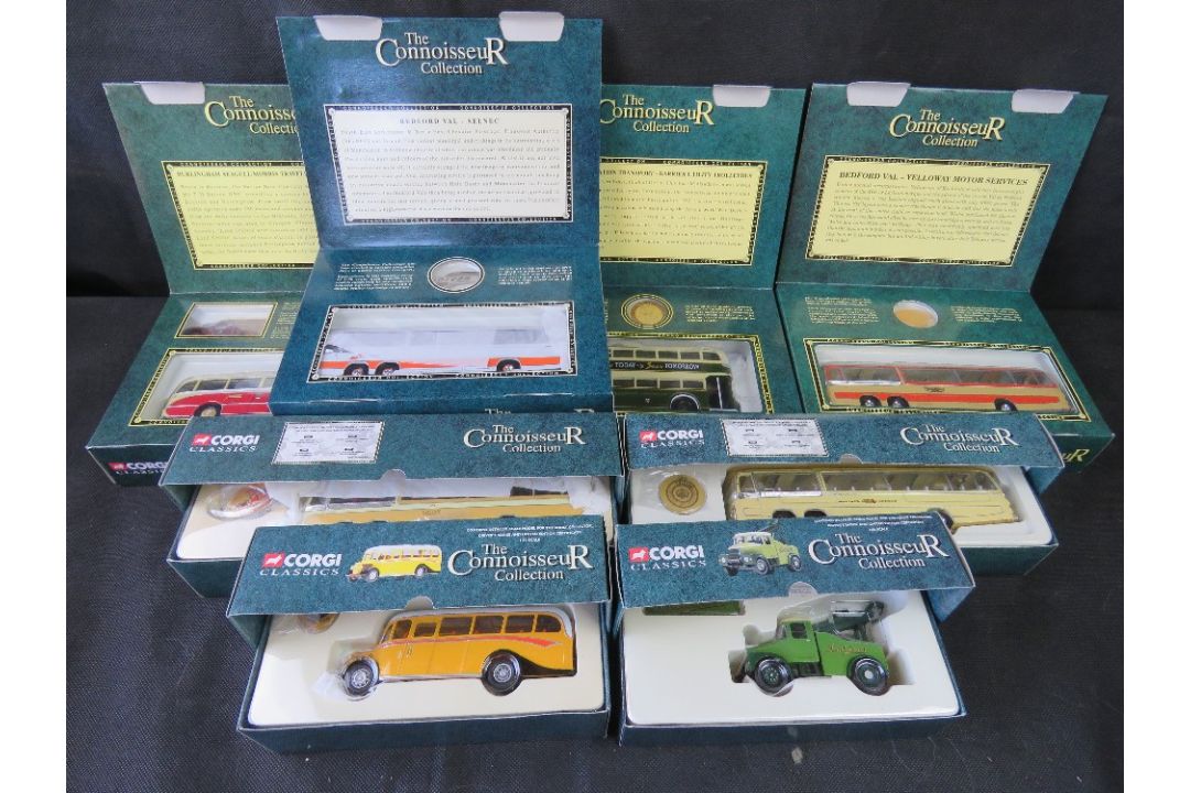 Scale model vehicles, Corgi Connoisseur Collection buses and commercial vehicles. - Image 1 of 4