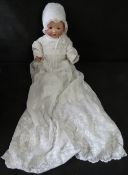 An Armand Marseilles bisque head baby doll, 351 / 1K, having sleepy eyes,