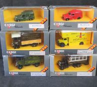 Scale model vehicles, Corgi Classics commercial vehicles, six items.
