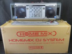 A Home Mix DJ system. Disclaimer: electrical items are sold as untested and without guarantee.