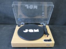 A JAM turntable. Disclaimer: electrical items are sold as untested and without guarantee.