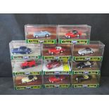 Scale model vehicles, Corgi Classic Models, 11 items.
