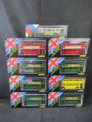 Scale model vehicles, Solido buses, nine items.
