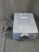 A Sanyo projector. Disclaimer: electrical items are sold as untested and without guarantee.