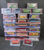 Scale model vehicles, Corgi Original Omnibus, 24 items and two others similar.