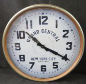 A large contemporary wall clock.