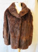 A vintage ladies fur jacket.
