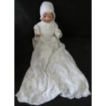 An Armand Marseilles bisque head baby doll, 351 / 1K, having sleepy eyes,