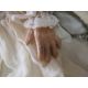 An Armand Marseilles bisque head baby doll, 3418, cloth body, sleepy eyes and closed mouth. - Image 3 of 9