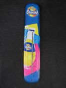 A c1990s Orangina thermometer advertising sign.