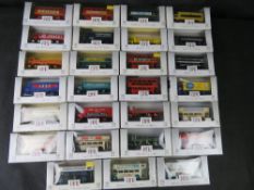 A quantity of 1:76 scale model commercial vehicles including buses by EFE (Exclusive First