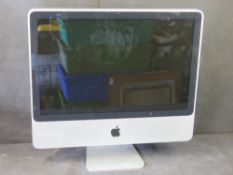 An iMac 20/2. Disclaimer: electrical items are sold as untested and without guarantee.