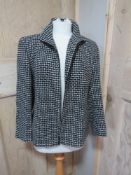 A Dinomoda 70% new wool 20% angora jacket, size 38.
