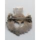 A silver Scottish thistle brooch. - Image 2 of 2