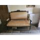 An antique French style salon couch, circa 1880, reupholstered in the traditional manner, - Image 1 of 9