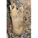 A round chimney pot approx 30cm dia, 60cm high.
