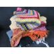 A quantity of assorted throws including two crochet examples. - Image 1 of 2