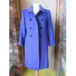 Designed and made by Rosemarie van Bree; ladies coat - wool/cashmere content but no label,