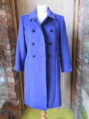 Designed and made by Rosemarie van Bree; ladies coat - wool/cashmere content but no label,