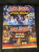 Star Wars Monopoly; Episode I and Saga Edition.
