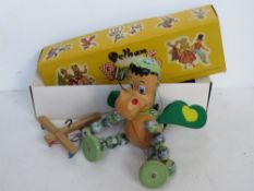 A Pelham puppet in original box.