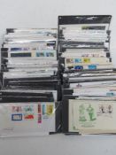 A large quantity of first day covers.