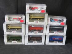 Exclusive First Editions; ten boxes items including commercial vehicles.