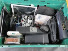 A quantity of assorted electrical items.