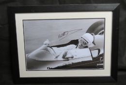 Signed by Richard Attwood;