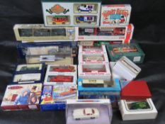 A quantity of assorted scale model vehicles.