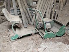 A Ransomes Matador 61 mower having Kubota GS200 electrical engine..