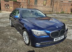 2010 BMW 740D Auto Make: BMW Model: 740D Auto Registration Plate: WR10 NYU Year of Manufacture: