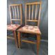 A pair of Edwardian hall chairs. - Image 3 of 3