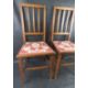 A pair of Edwardian hall chairs. - Image 2 of 3