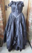 A 1980s Laura Ashley evening dress or ballgown, approx 24