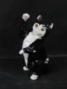 A Just Cats & Co tuxedo cat.