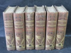 Books; Curiosities of Literature by Disraeli, published F. Warne & Co in six volumes c1901.