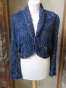 A Monsoon sequined jacket, approx 38