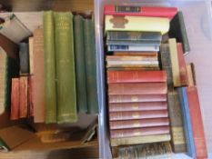 A quantity of vintage and antique books.