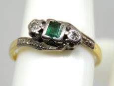 An Art Deco style early 20th century eme