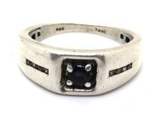 A 925 silver ring, size U.